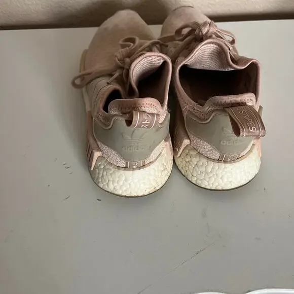 Baby pink adidas nmd trainers - Picture 3 of 7